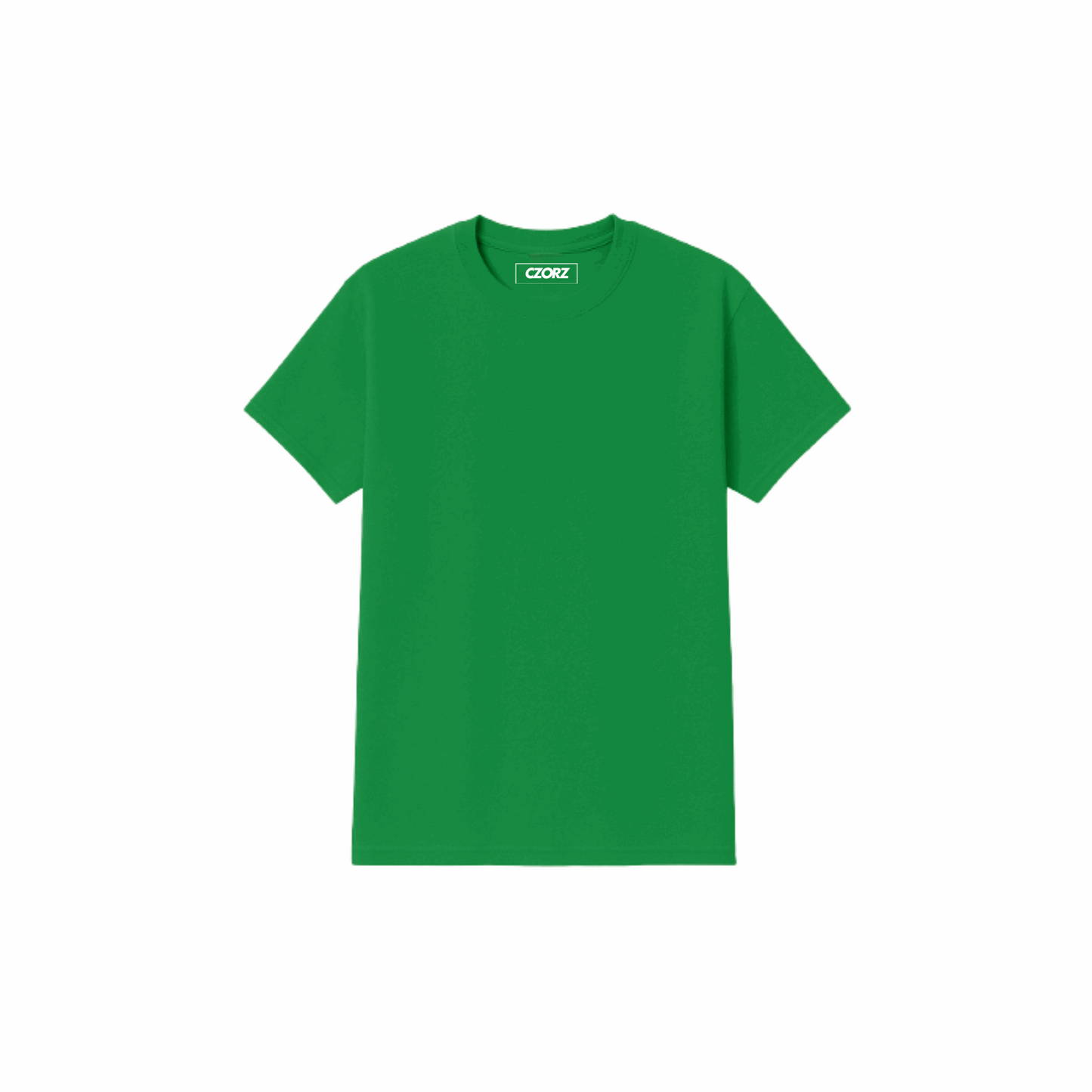 True Fit Classic T-Shirt in Kelly Green by CZORZ – Fresh and vibrant unisex cotton blend tee offering bold color, breathable comfort, and everyday versatility