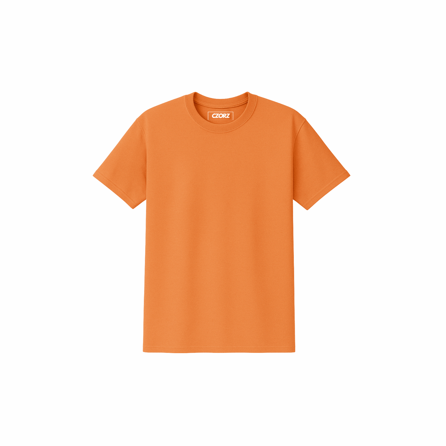 True Fit Classic T-Shirt in Burnt Orange by CZORZ – Bright and bold unisex cotton blend tee that brings energy and comfort to everyday outfits