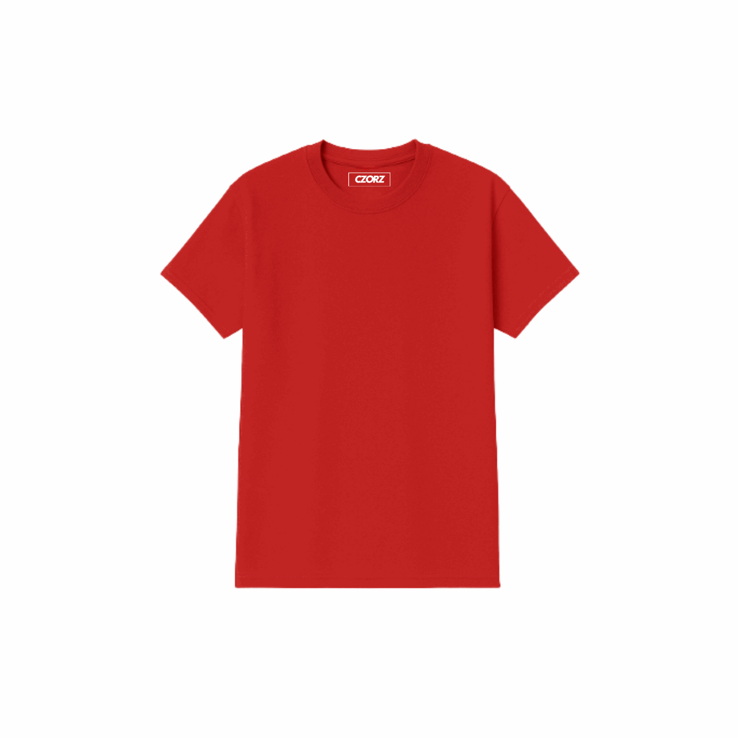 True Fit Classic T-Shirt in Bold Red by CZORZ – Vibrant unisex cotton blend tee designed for standout style, everyday comfort, and lasting wearability